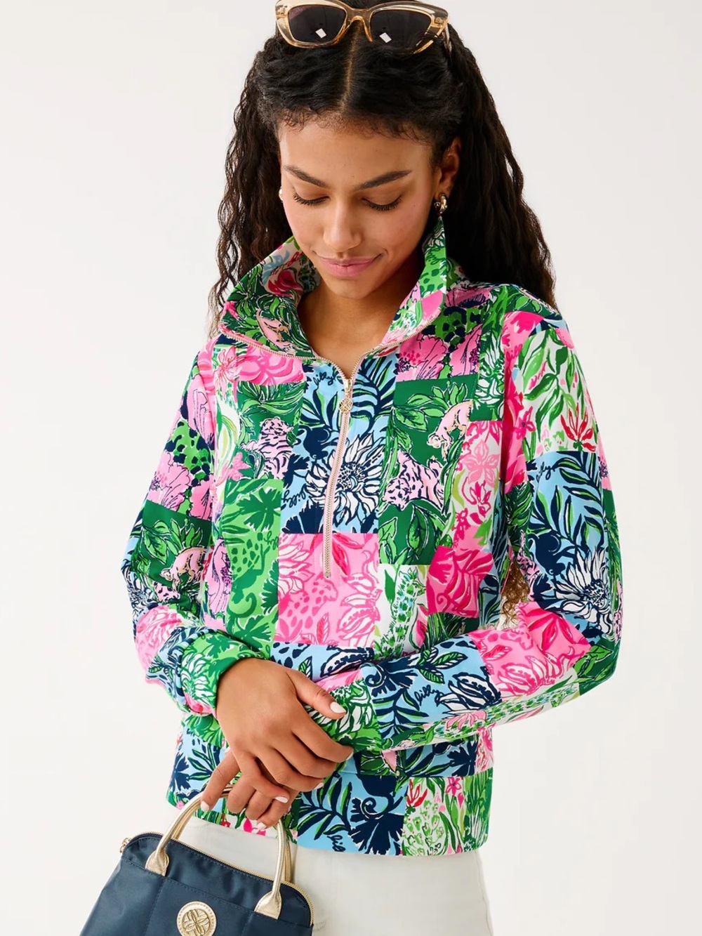 NWT LILLY PULITZER
Eleni UPF 50+ Pullover - Multi Party Punch